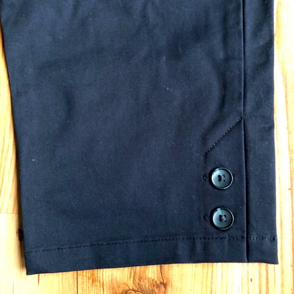 NEW CROFT & BARROW Capri Pants Black Size 4 Women’s - Picture 8 of 16